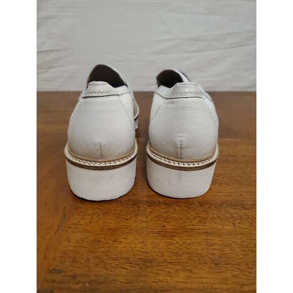 Dune London Granola White #7140 Leather Loafers Flats Shoes Barely Worn Size 8.5 - Picture 3 of 6